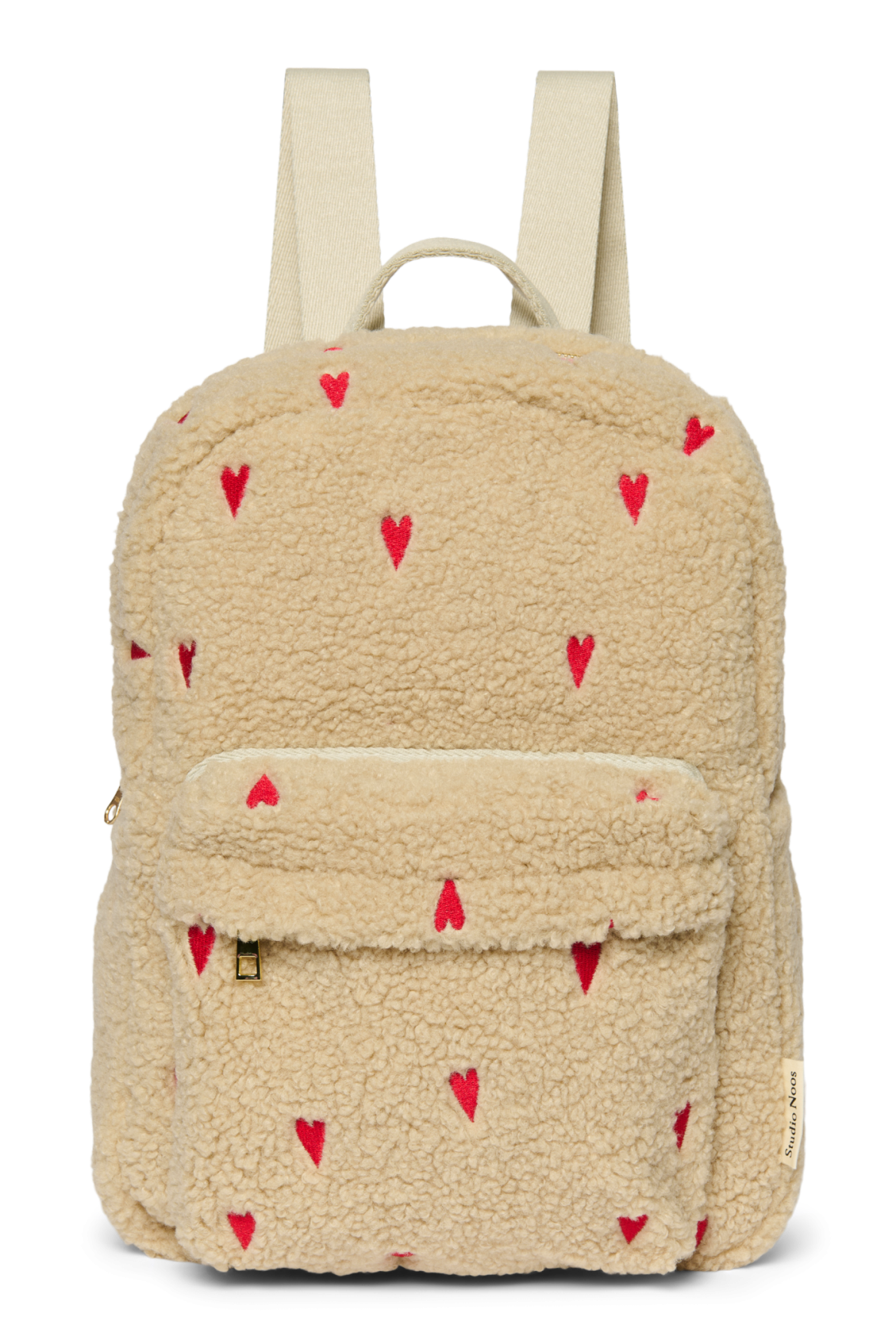 Teddy Midi Rugzak | Ecru Hearts