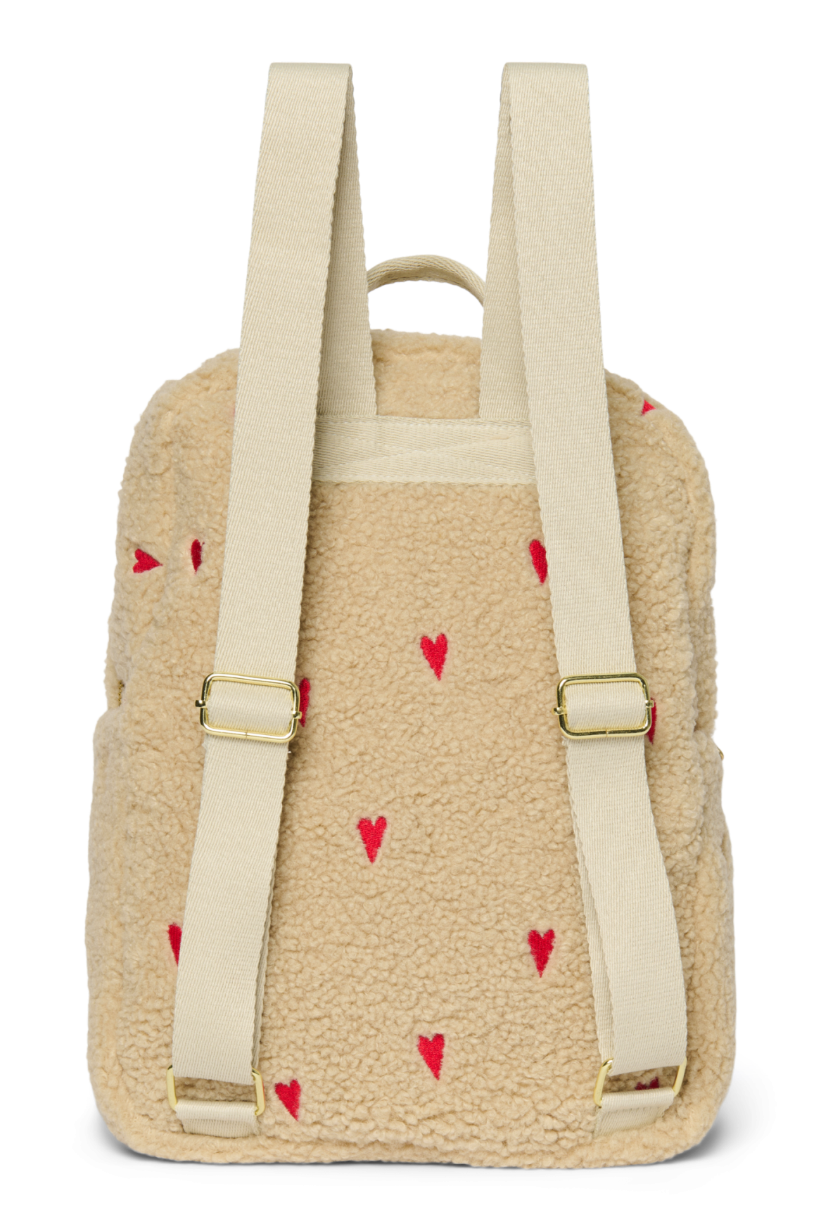 Teddy Midi Rugzak | Ecru Hearts