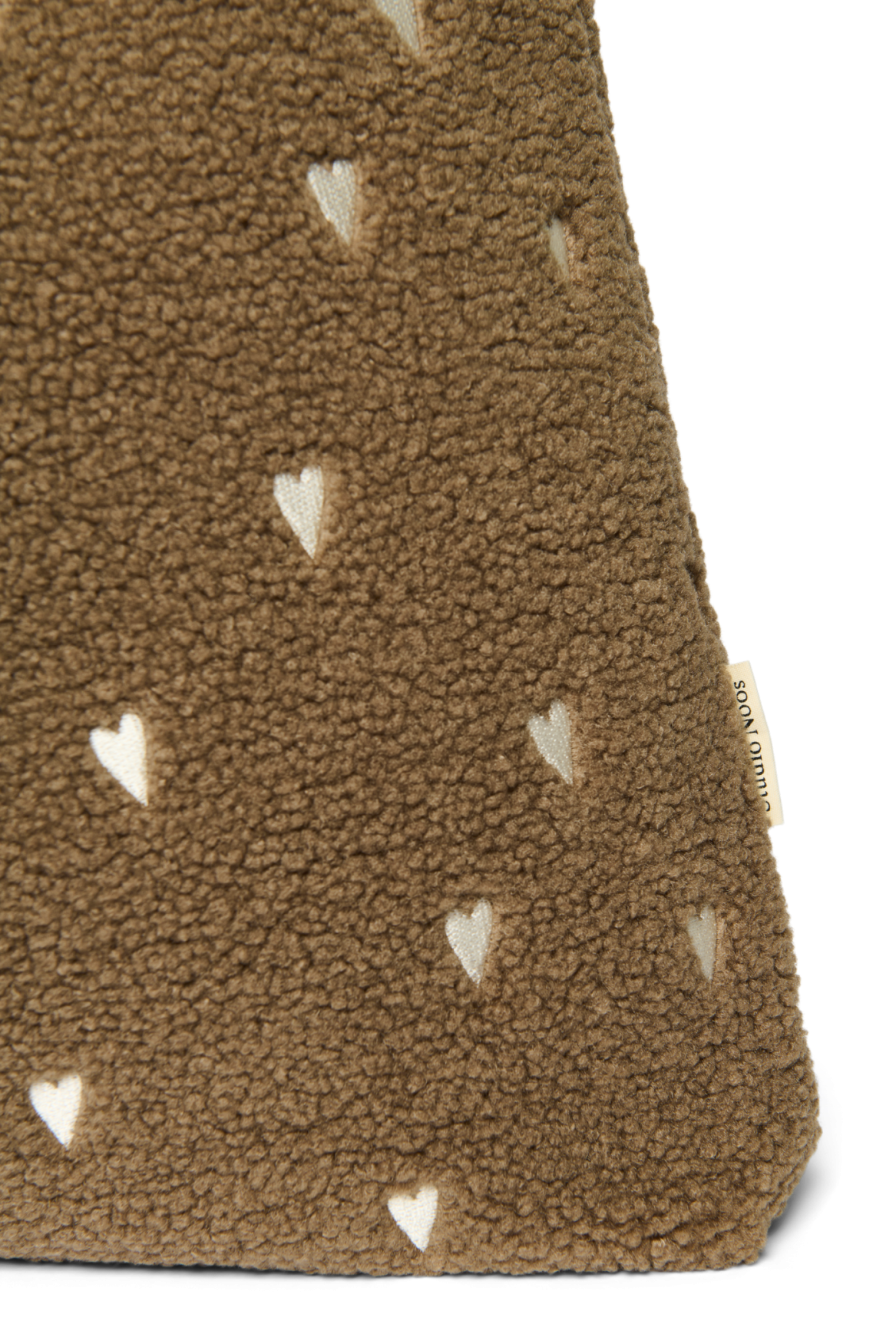 Teddy Mom Bag | Brown Hearts