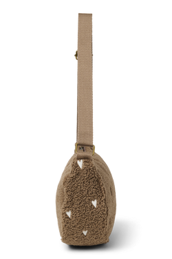 Teddy Adult Fanny Pack | Brown Hearts