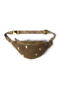  Brown Hearts Teddy Mini Fanny Pack 