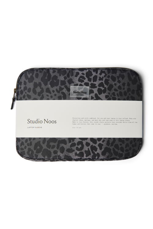 Leopard Puffy-Laptophülle 13 Inch