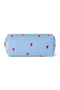 Puffy Pouch | Light Blue Hearts