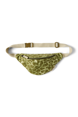 Green Leopard Cotton Mini Sac Banane