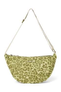 Cotton Adult Fanny Pack | Green Leopard