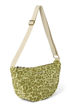Cotton Adult Fanny Pack | Green Leopard