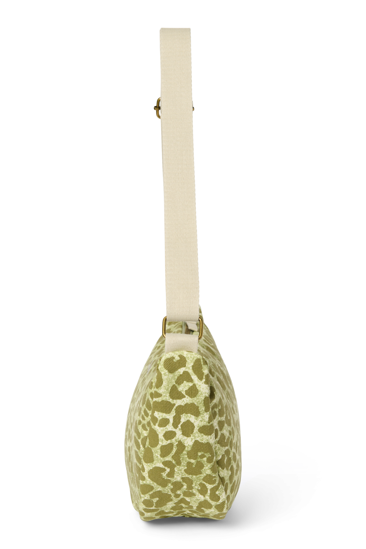 Cotton Adult Fanny Pack | Green Leopard
