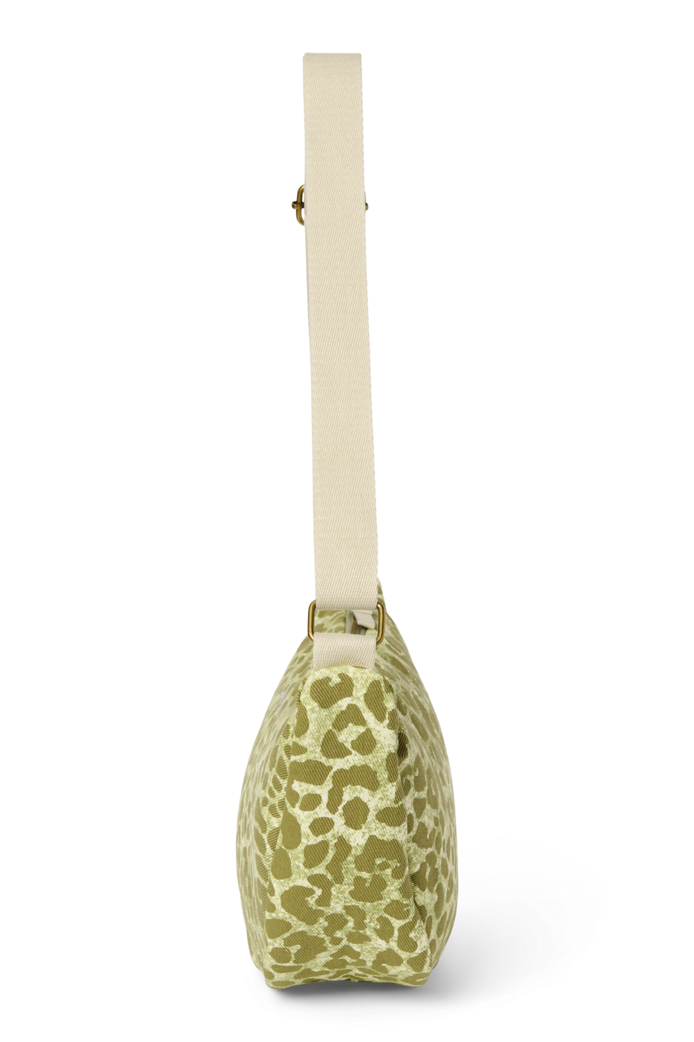 Cotton Adult Fanny Pack | Green Leopard