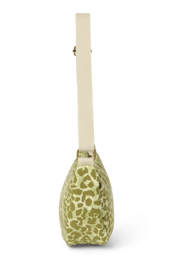 Cotton Adult Fanny Pack | Green Leopard