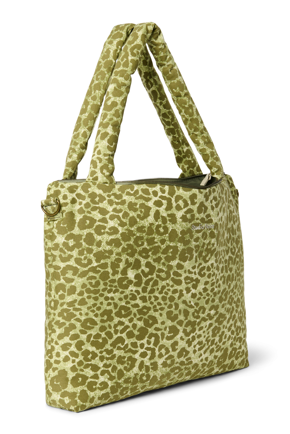 Green Leopard Cotton Sac À Langer