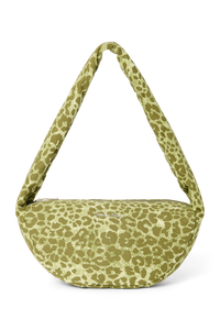   Green Leopard Mini sac à bandoulière en coton