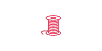 Embroidery | Red