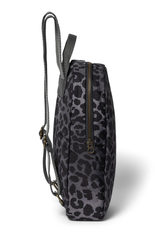 Puffy Mini Backpack | Leopard