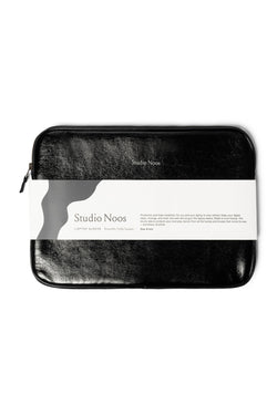 Black Lacquer Laptop Sleeve | 15 INCH