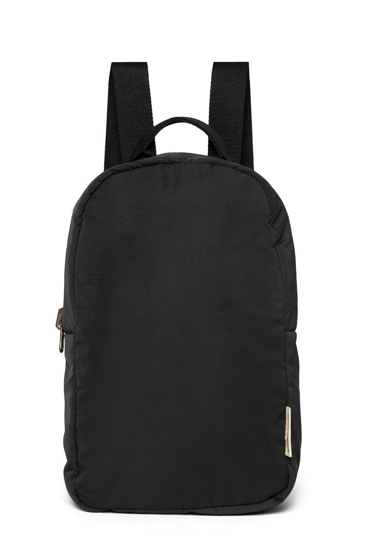 Black Puffy Mini Backpack