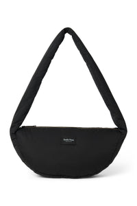 Black Puffy Mini Cross Body Bag 