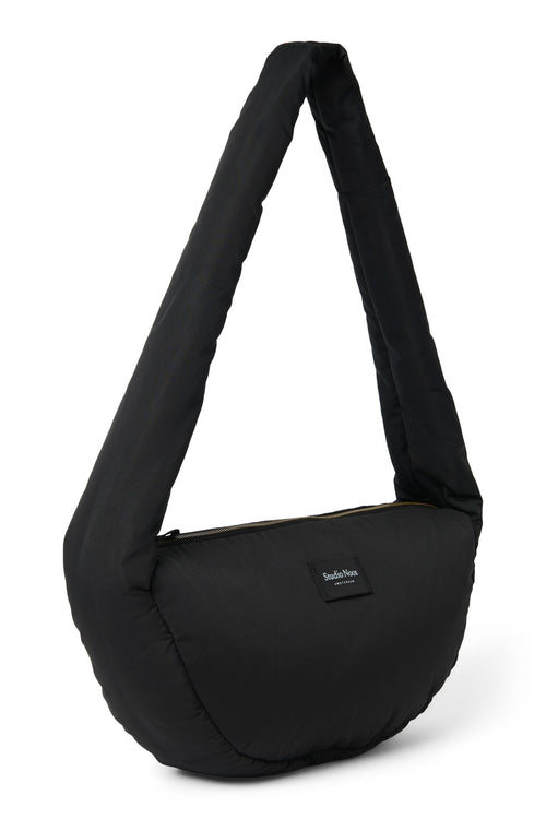 Puffy Mini Cross Body Bag | Black