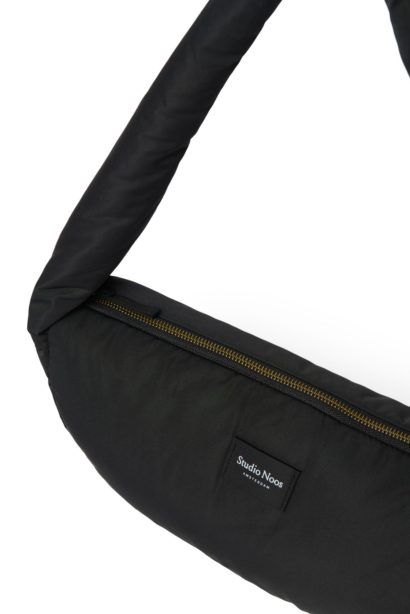 Puffy Mini Cross Body Bag | Black