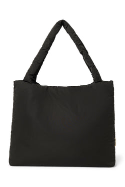 Matelassé Mom Bag | Noir