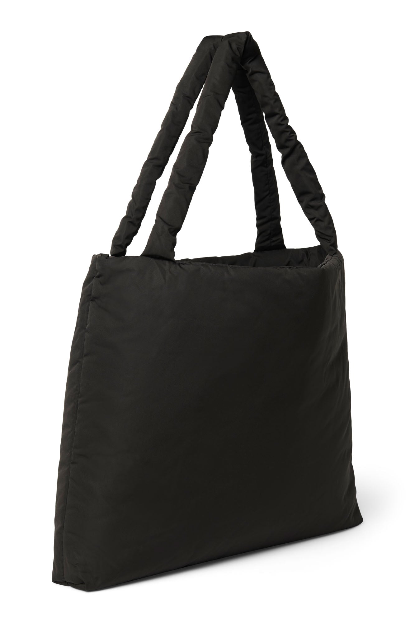 Matelassé Mom Bag | Noir