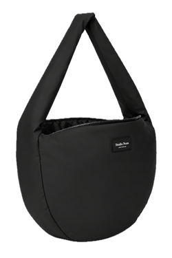 Rain Puffy Mini Cross Body Bag | Black