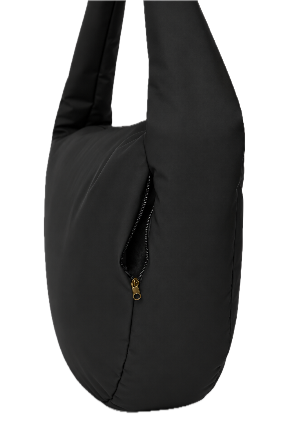 Rain Puffy Mini Cross Body Bag | Black