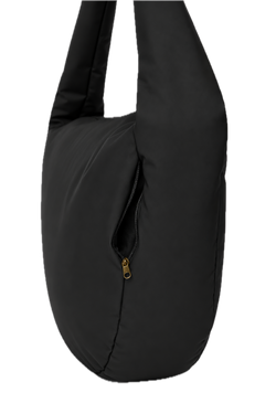 Rain Puffy Mini Cross Body Bag | Black