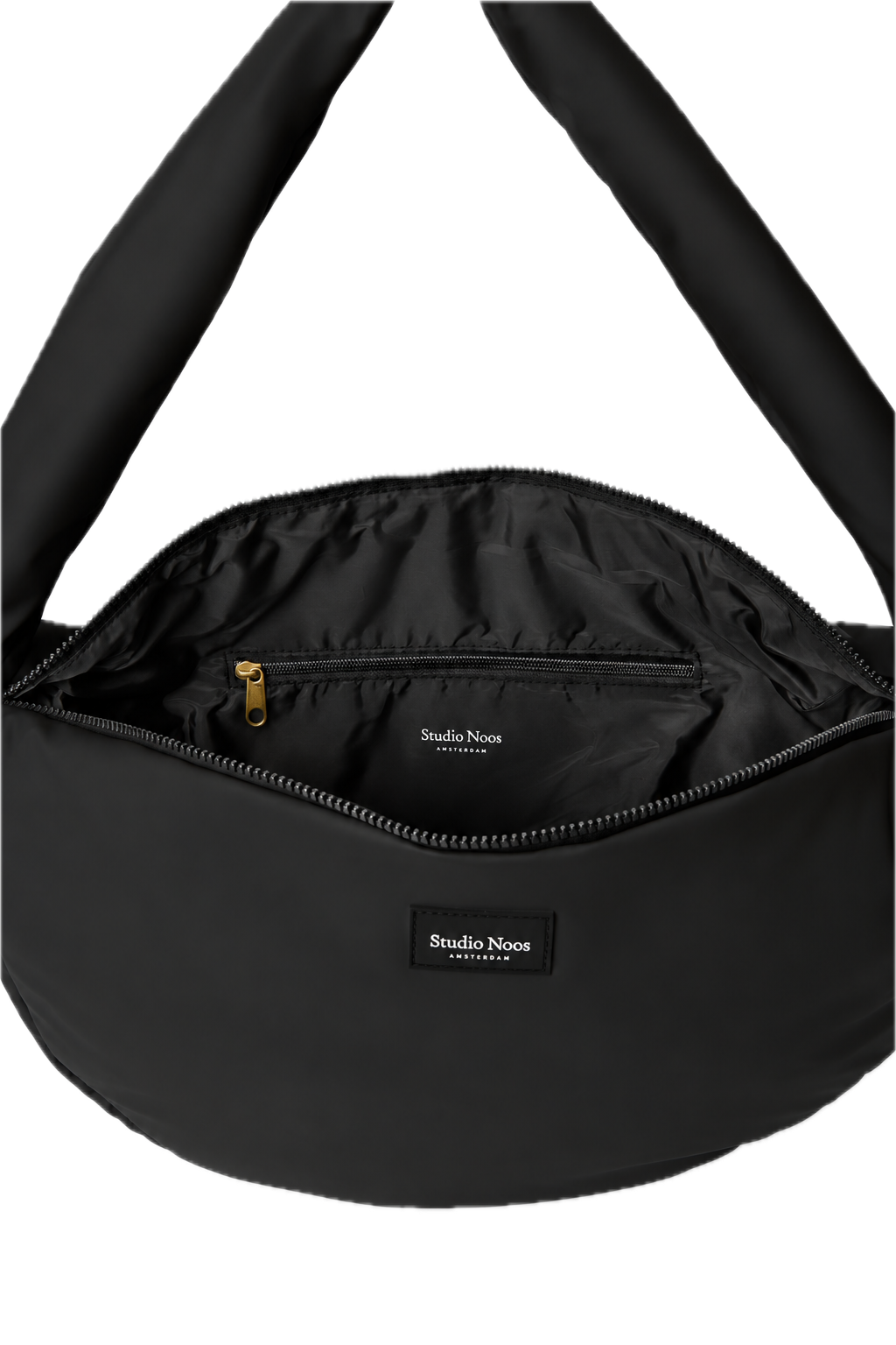 Rain Puffy Mini Cross Body Bag | Black