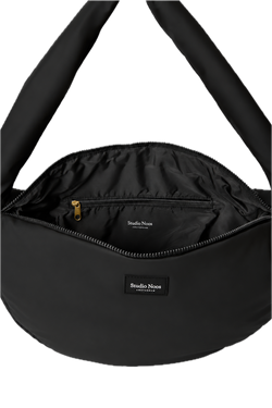 Rain Puffy Mini Cross Body Bag | Black