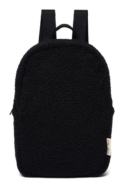 Zwarte Teddy Mini Rugzak