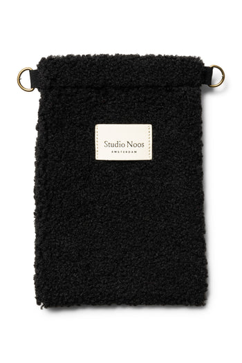 Teddy Phone Bag | Black