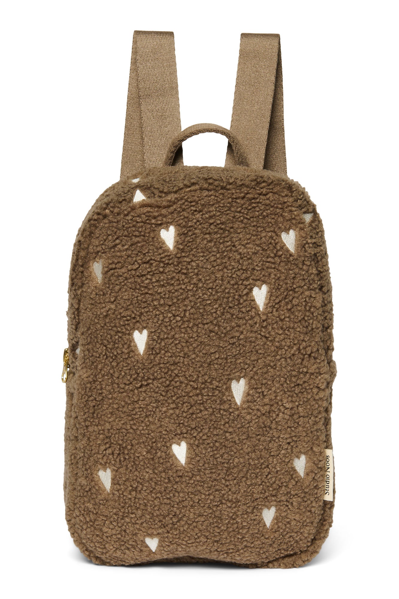 Brown Teddy Hearts Mini Backpack