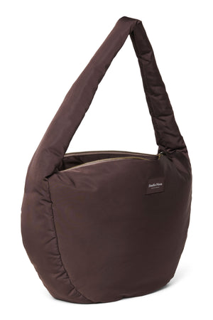 Puffy Crossbody Tas | Bruine