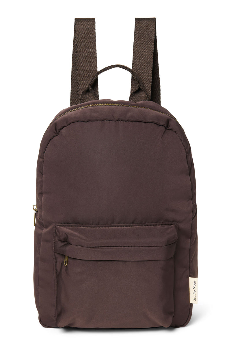 Puffy Midi Backpack, Brown
