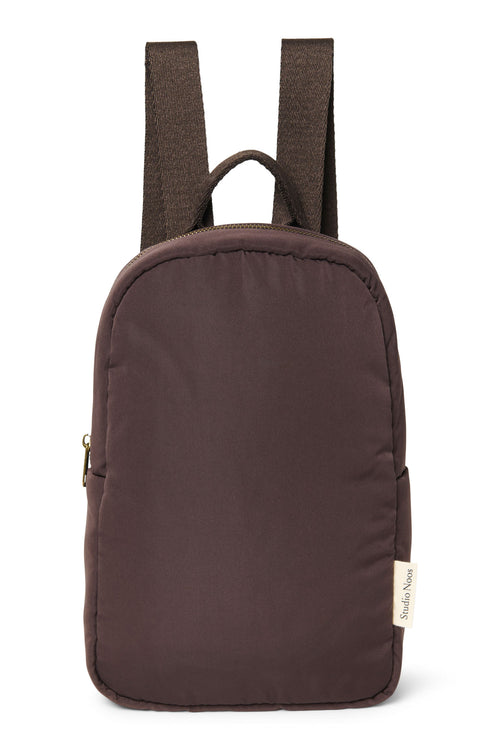 Puffy Mini Backpack | Brown