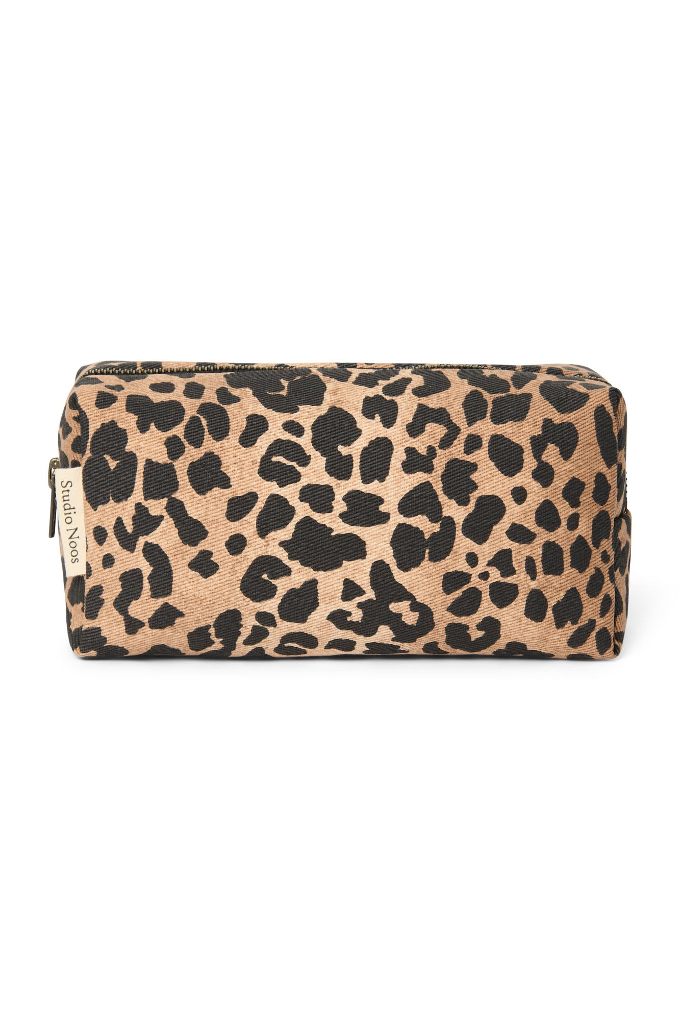Cotton Pouch | Brown Leopard