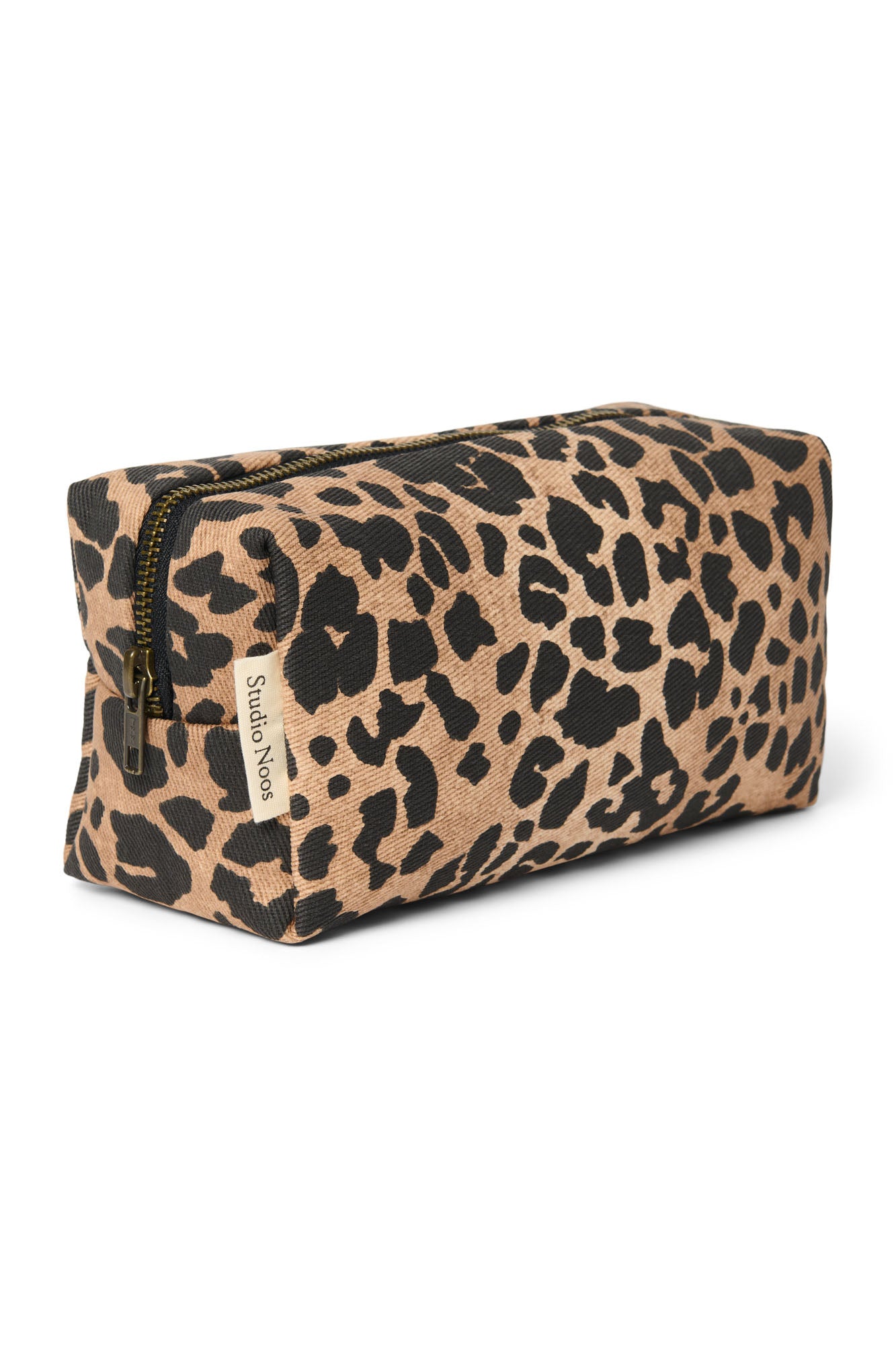 Cotton Pouch | Brown Leopard