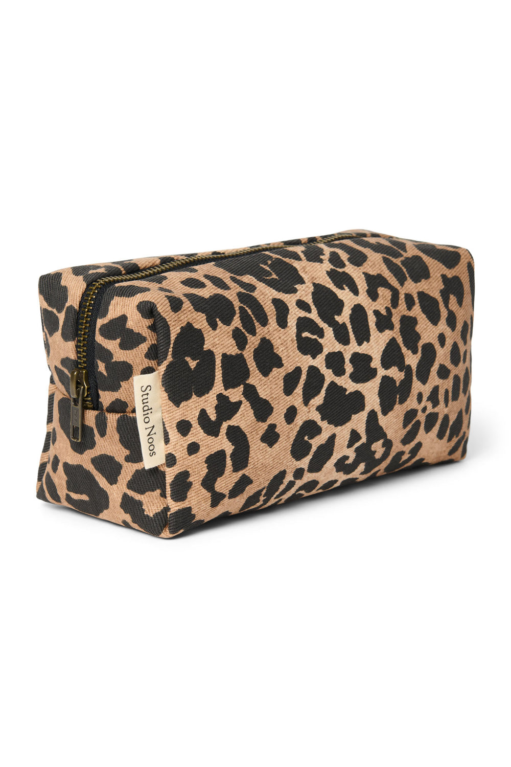 Cotton Pouch | Brown Leopard