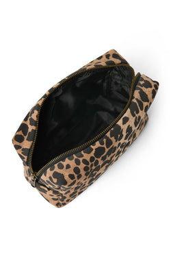 Cotton Pouch | Brown Leopard