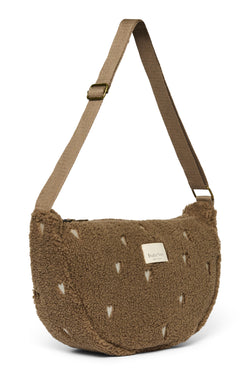 Teddy Adult Fanny Pack | Brown Hearts