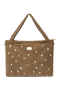 Teddy Diaper Bag | Brown Hearts