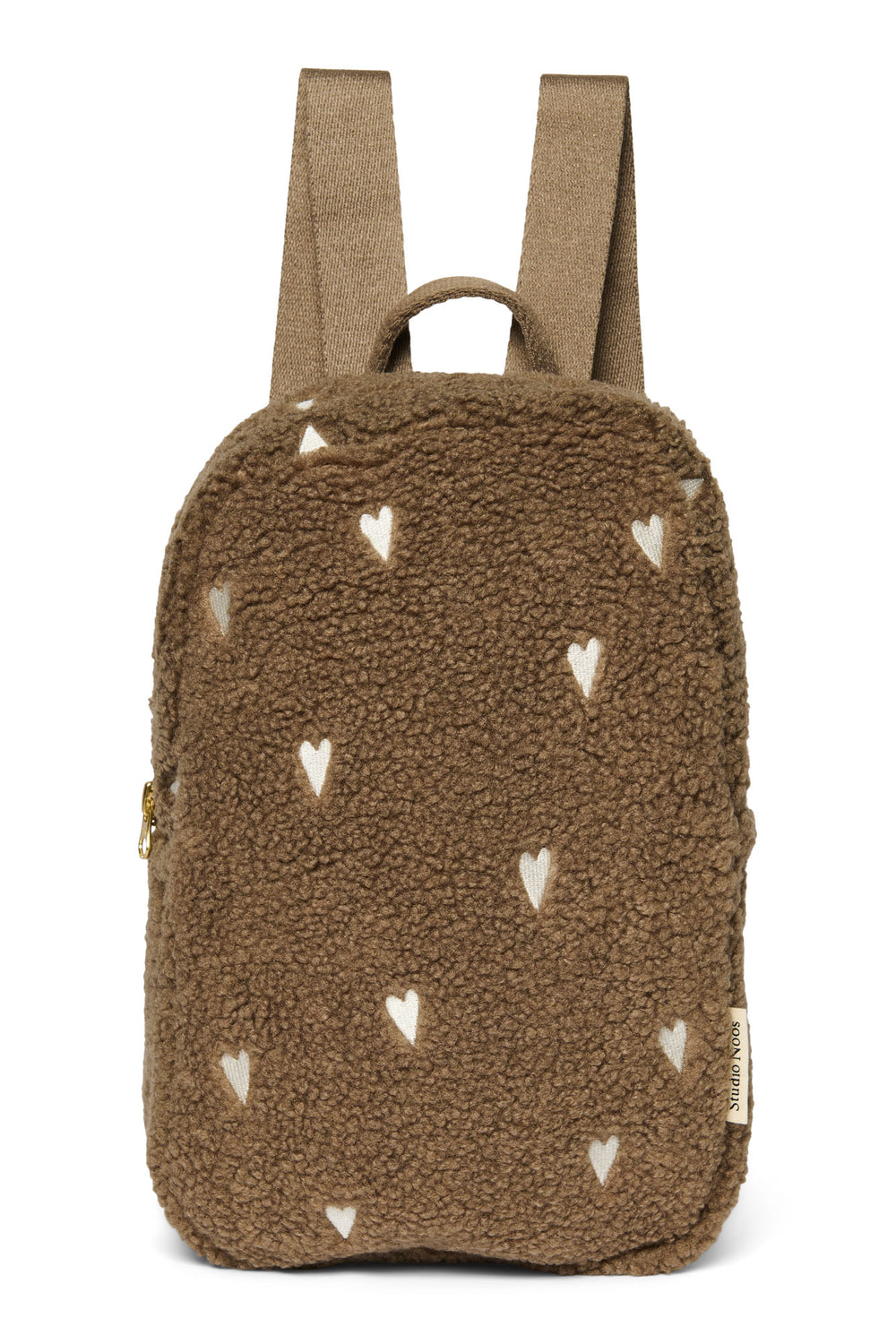 Teddy Hearts Mini Backpack | Brown Hearts