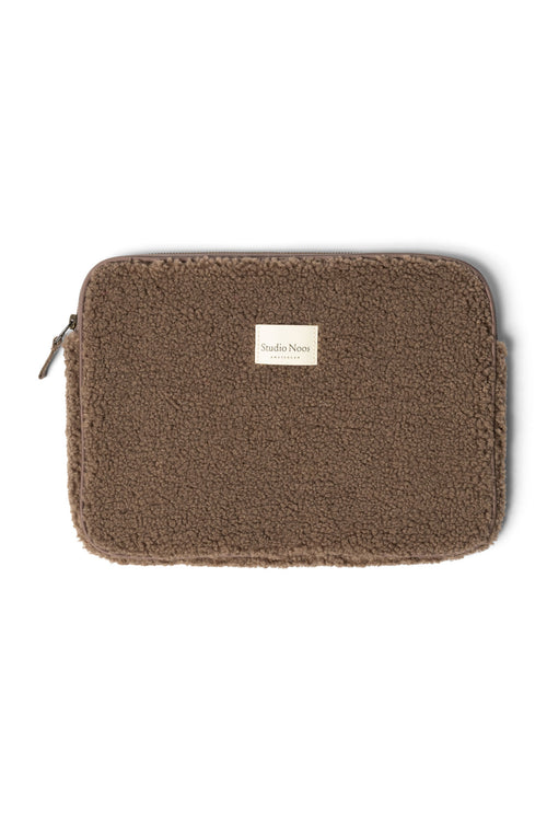 Teddy Laptop Hoes 13 Inch | Bruine