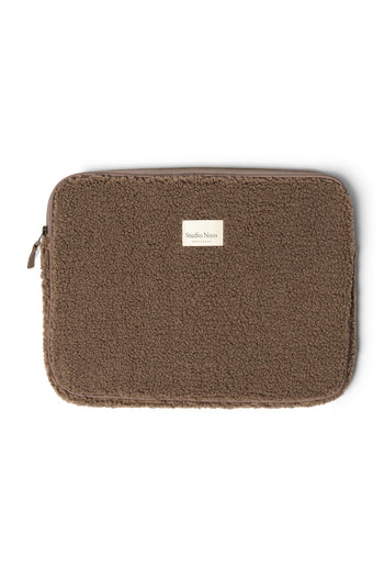 Teddy Laptop Hoes 15 Inch | Bruine