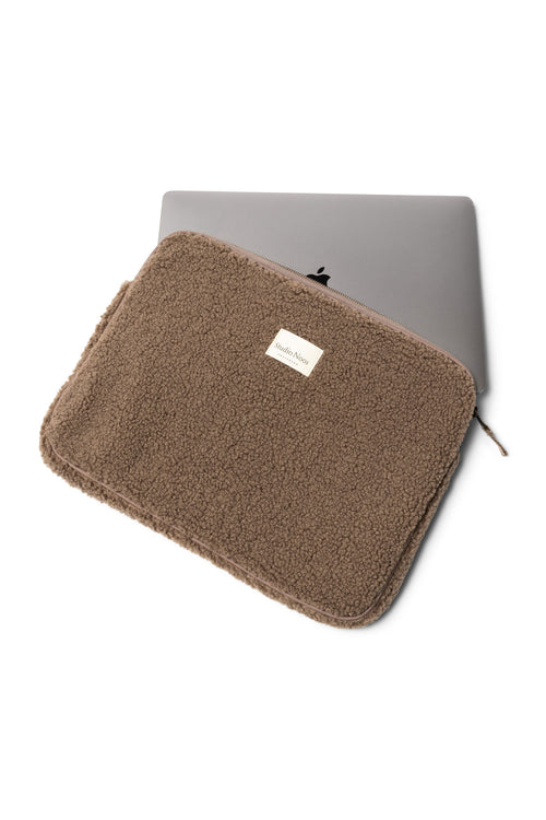 Teddy Laptop Sleeve 15 Inch | Brown