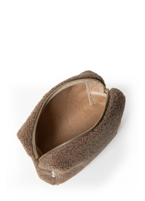Bruine Teddy Pouch