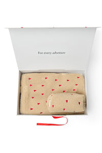  Ecru Hearts Classic Teddy Gift Set 