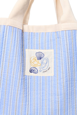 Cotton Beach Bag | Blue