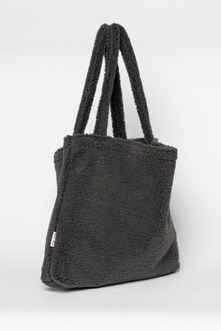 Teddy Mom Bag | Dark Grey