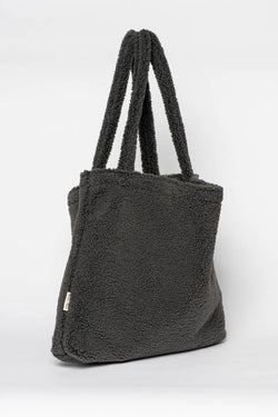 Teddy Mom Bag | Dark Grey